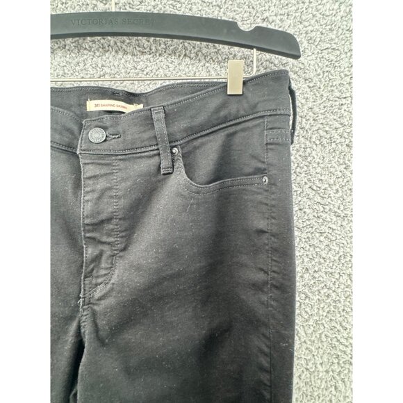 Levis Womens 311 Shaping Skinny Jeans Black Denim Size 31 x30 - Picture 5 of 11